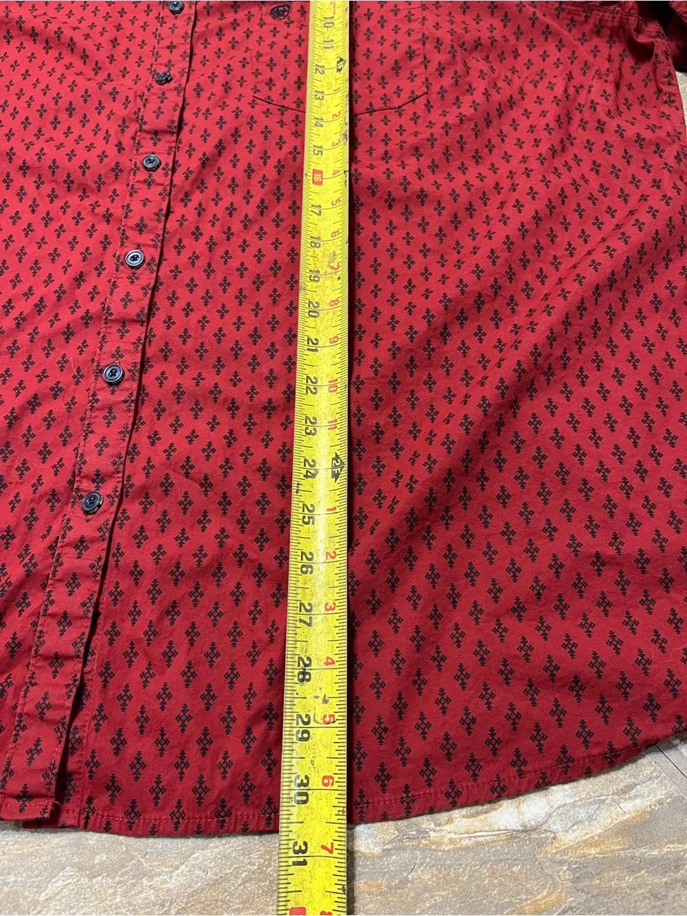 Ariat Real Men's 3X Red Long Sleeve Western Shirt Button Down Cowboy Rodeo - Picture 9 of 9